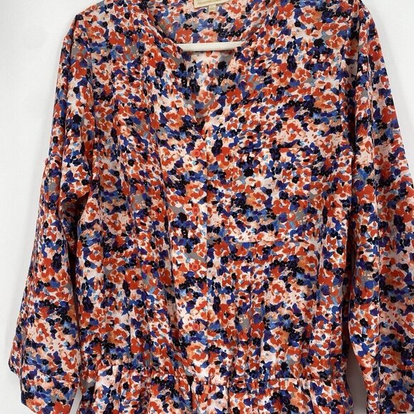 Collective Concepts Floral Romper Size Large Feminine Ditsy Flowers - Picture 10 of 11